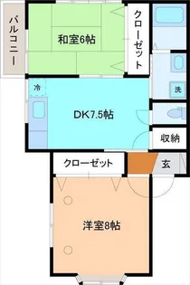 シャングリア【2階】の間取り