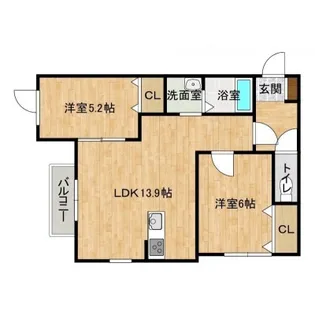 La WEST【1階】の間取り