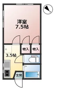 ルーブル【2階】の間取り