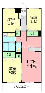 ファインコート本厚木【1階】の間取り