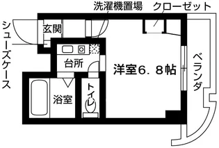 ウイステリア新瑞【8階】の間取り