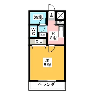 ビビッド塩釜【2階】の間取り