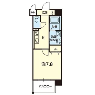 CHAINON春日WEST【2階】の間取り