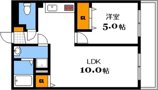 第2渡部ビル【3階】の間取り