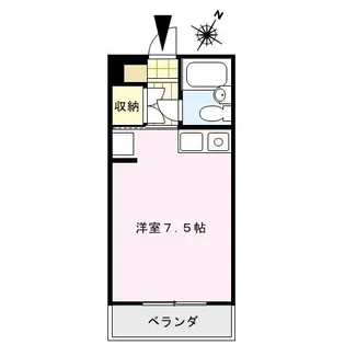 福岡県久留米市西町【マンション】の間取り