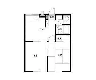 エステートピア遊【1階】の間取り