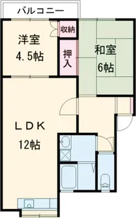 Tコーポ【1階】の間取り
