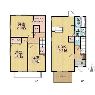 愛知県名古屋市天白区梅が丘5【一戸建】の間取り