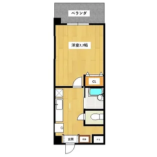 カンセイホーム名護【3階】の間取り