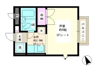チェリーヴィレッヂ【2階】の間取り