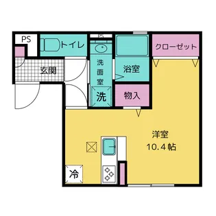 サン・ミシェルII【1階】の間取り
