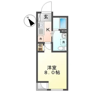 ラヴァリエ【4階】の間取り