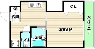 大阪府大阪市東淀川区西淡路3【マンション】の間取り