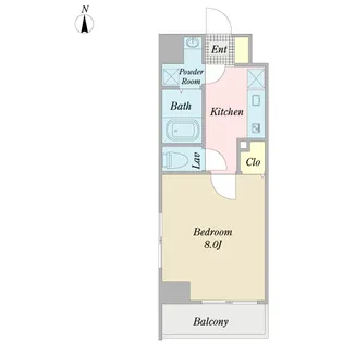 &associe【4階】の間取り