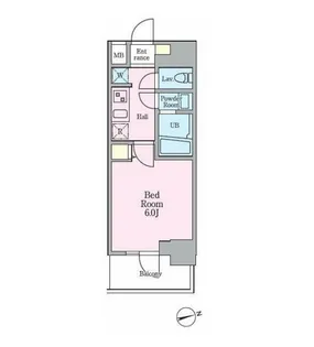 リビオメゾン大森WEST【3階】の間取り