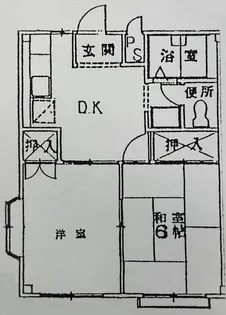 サイオニックハイツかがわ【1階】の間取り