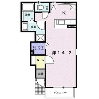 プラム・グローヴ【1階】の間取り