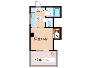 メゾンコー谷町【3階】の間取り