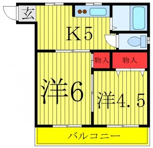 ドムスアルバ【2階】の間取り