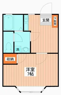 クレエール【1階】の間取り