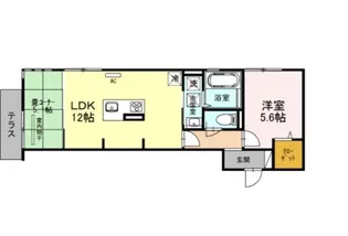 ルナピエーナ【1階】の間取り