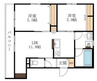 Advantage 24【4階】の間取り