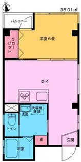 東京都江東区高橋【マンション】の間取り