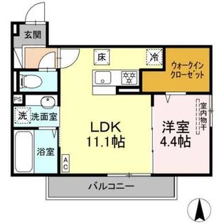 グレイスガーデンC【1階】の間取り