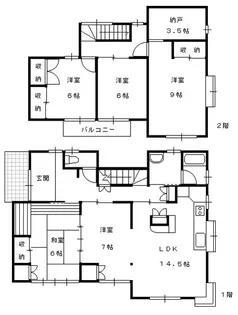 静岡県浜松市中央区初生町【一戸建】の間取り