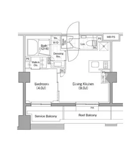 東京都新宿区新宿6【マンション】の間取り
