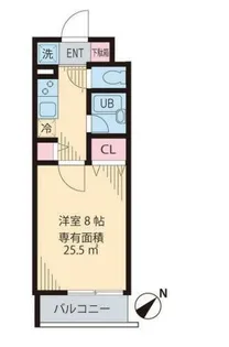 フェリーチェ高円寺【1階】の間取り