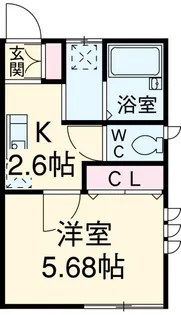 エスポア【2階】の間取り