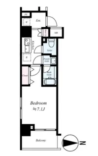 東京都中野区沼袋2【マンション】の間取り