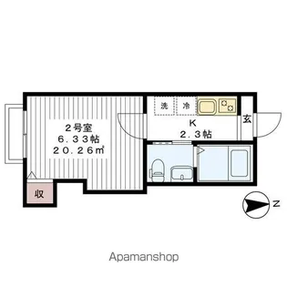 ドムス六実【2階】の間取り