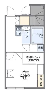 クインスA【1階】の間取り
