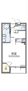 レオネクストフルールカレン【2階】の間取り