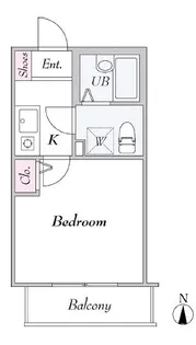 東京都足立区千住緑町3【アパート】の間取り