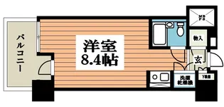 1Rの間取り画像