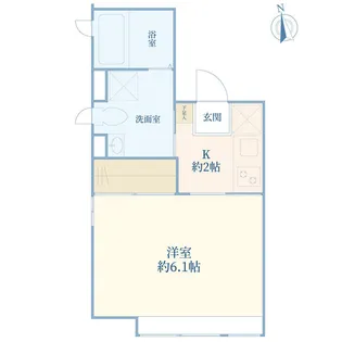 フロレゾン目黒【2階】の間取り