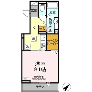 ノブレス【1階】の間取り