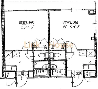 東京都江戸川区中葛西8【マンション】の間取り
