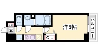 プレサンスKOBEティアラ【2階】の間取り