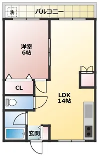 フジビル【3階】の間取り