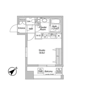 コンフォリア神田神保町【6階】の間取り