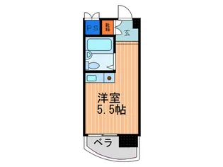朝日プラザ高瀬川【6階】の間取り