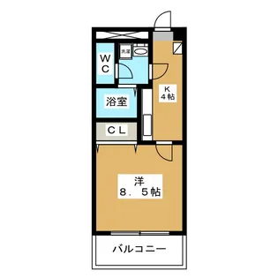 長野県松本市深志2【マンション】の間取り