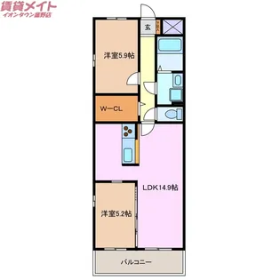 アンシャンテ【1階】の間取り