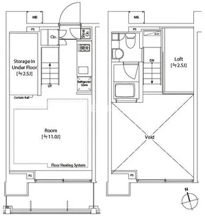 カスタリア中延【11階】の間取り