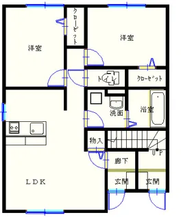 セジュールME【1階】の間取り