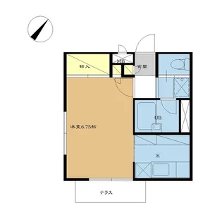 コーポヤマヨシ【1階】の間取り